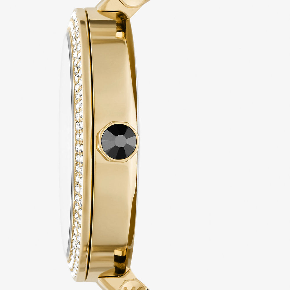 
                      
                        Michael Kors Parker Gold Tone Calf Hair Watch
                      
                    