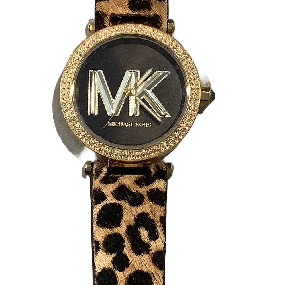 
                      
                        Michael Kors Parker Gold Tone Calf Hair Watch
                      
                    