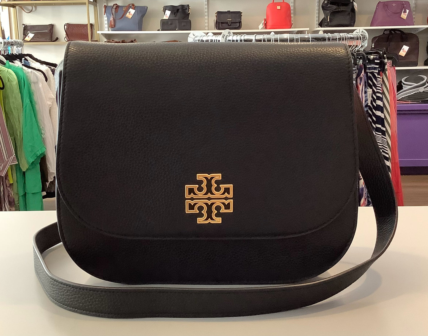 Tory Burch Britten Saddle Bag Crossbody