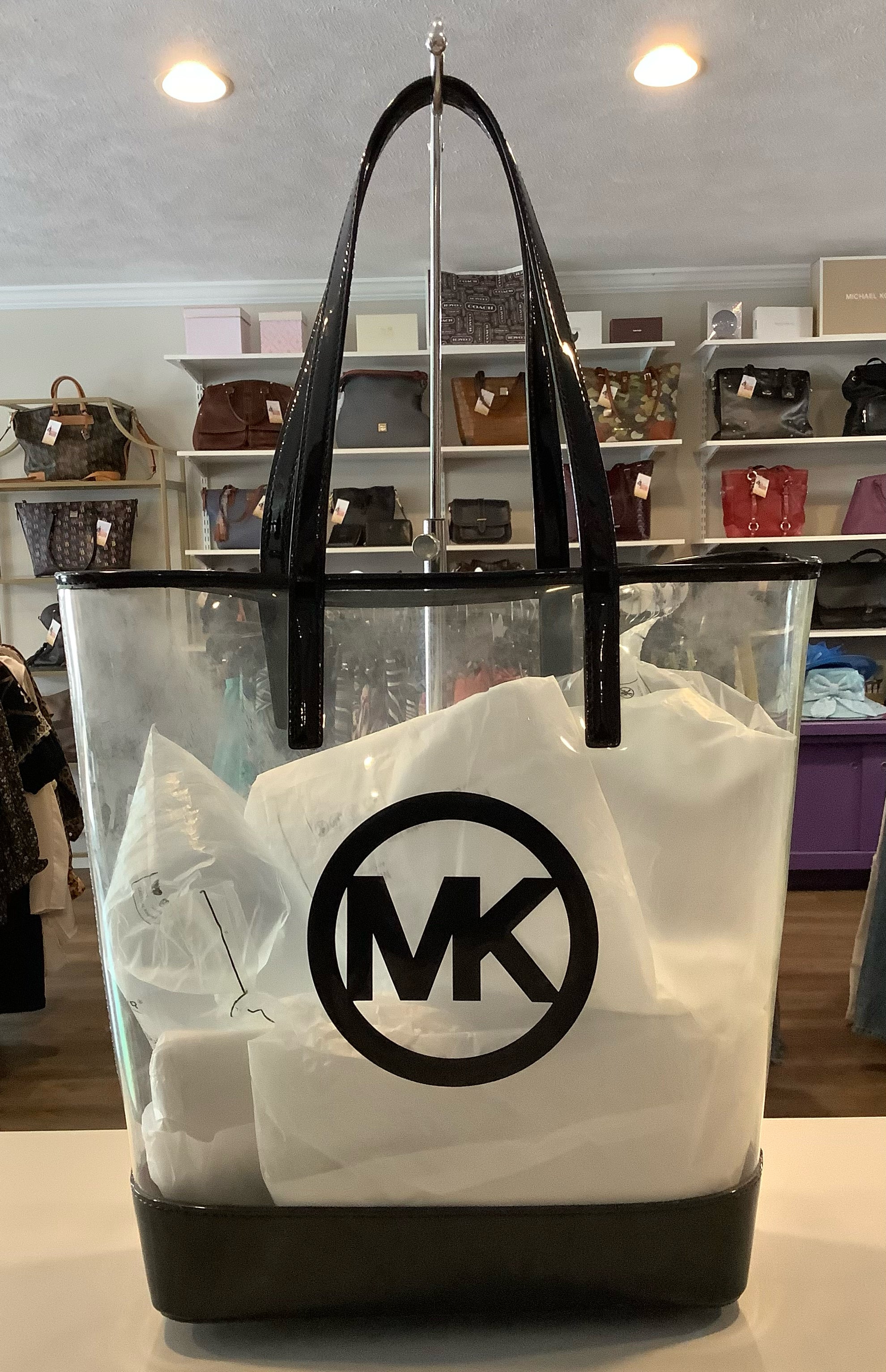 Michael kors clear bag best sale