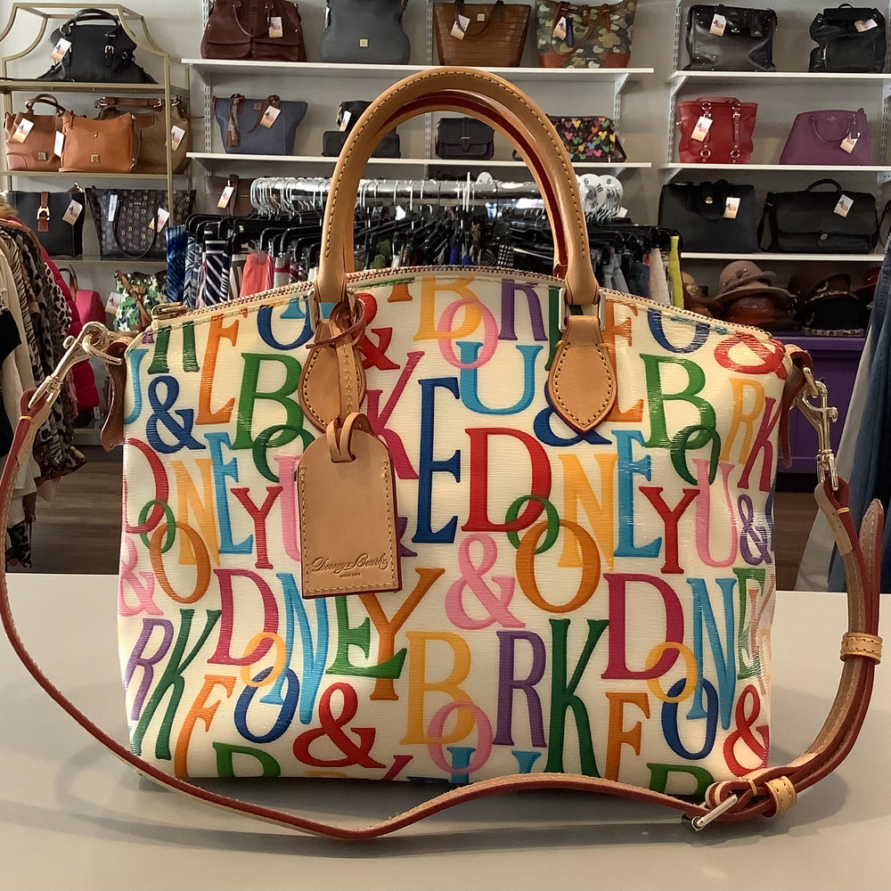 Dooney and Bourke Grafitti Rainbow Shoulder Bag