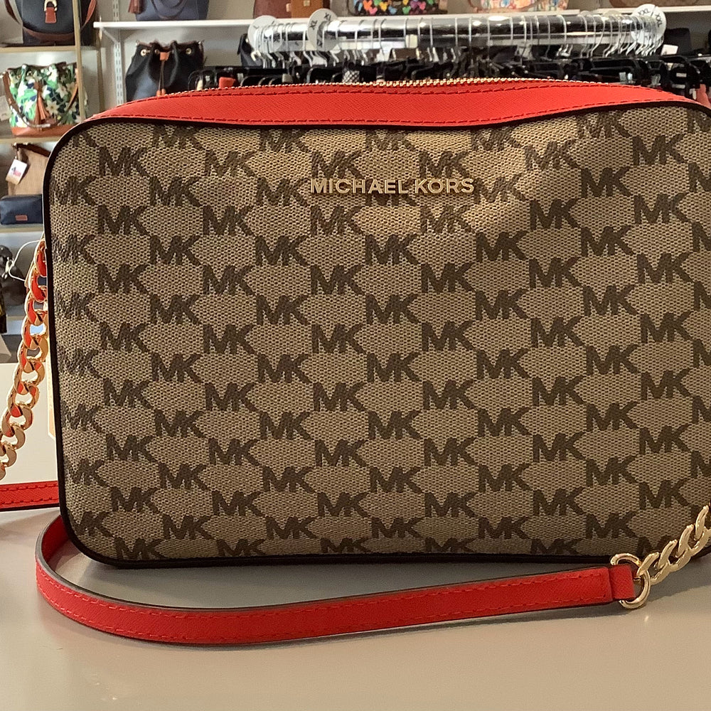 Michael Kors Jet Set Large Logo Crossbody