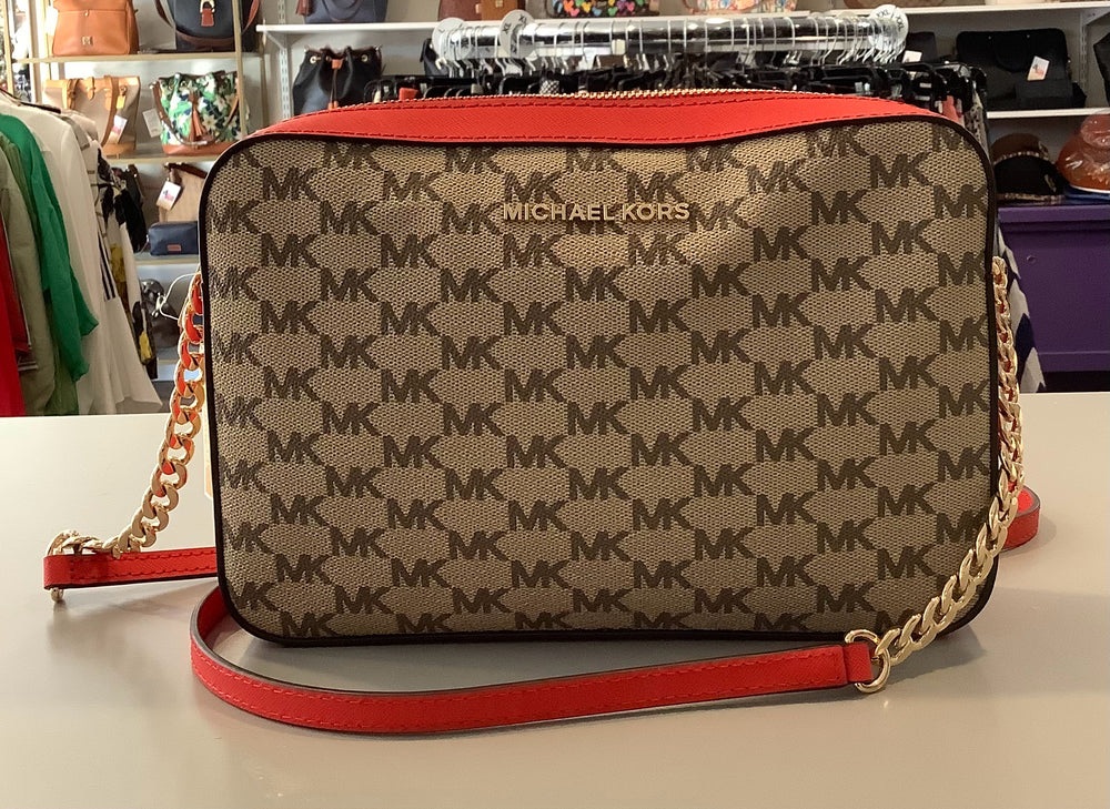 Michael Kors Jet Set Large Logo Crossbody