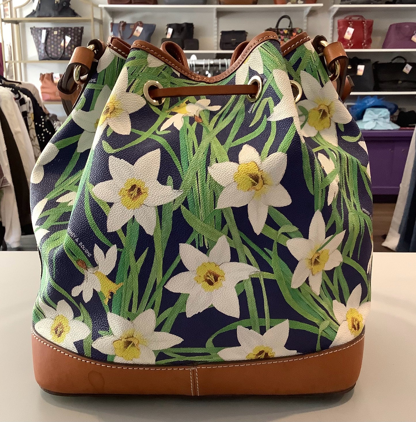 Dooney & Bourke Daffodil Floral Bucket Bag