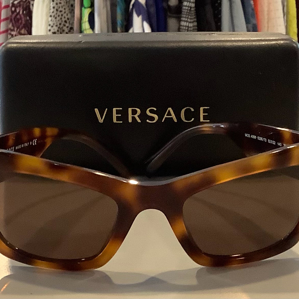 Versace VE Havana Brown Sunglasses