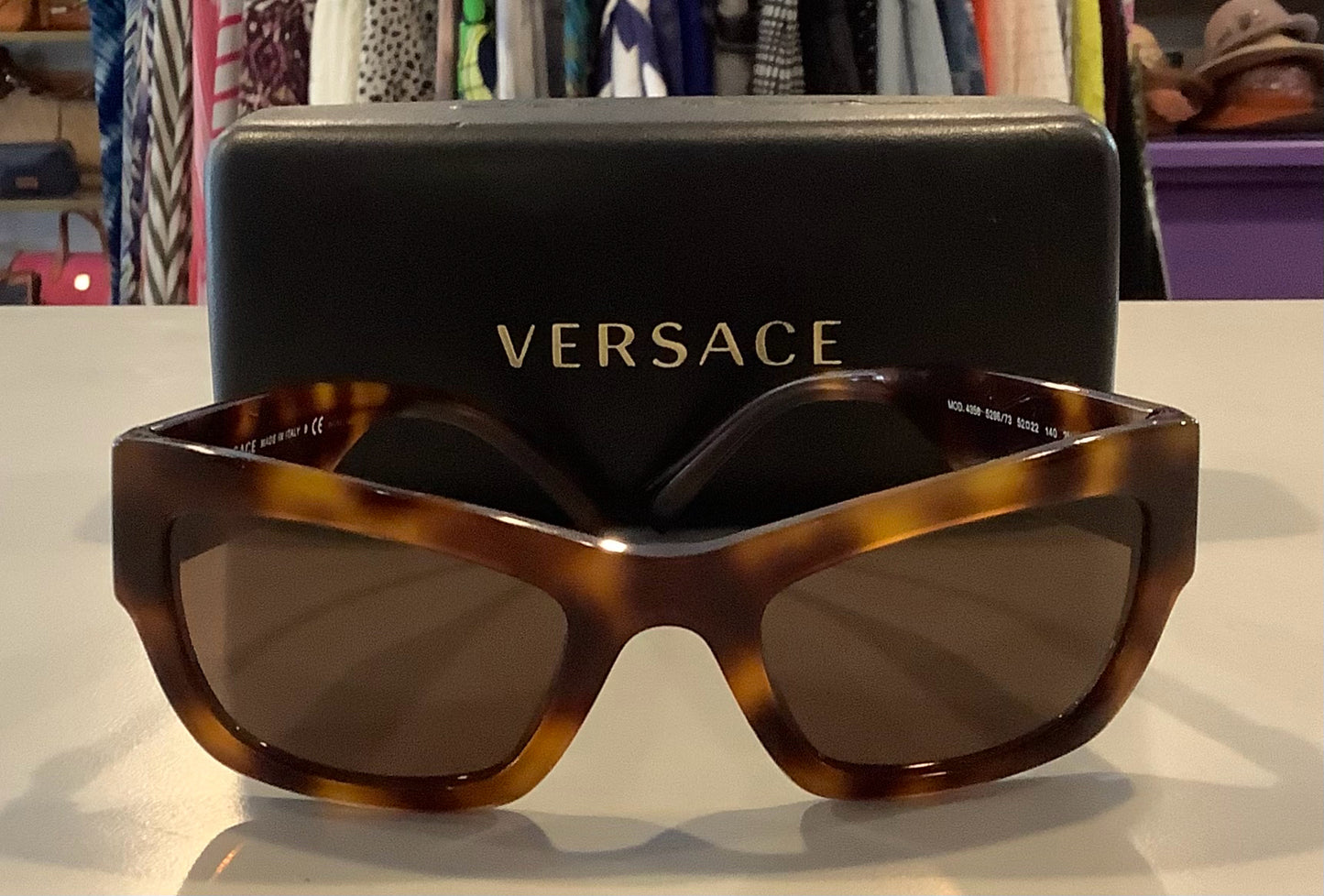 Versace VE Havana Brown Sunglasses