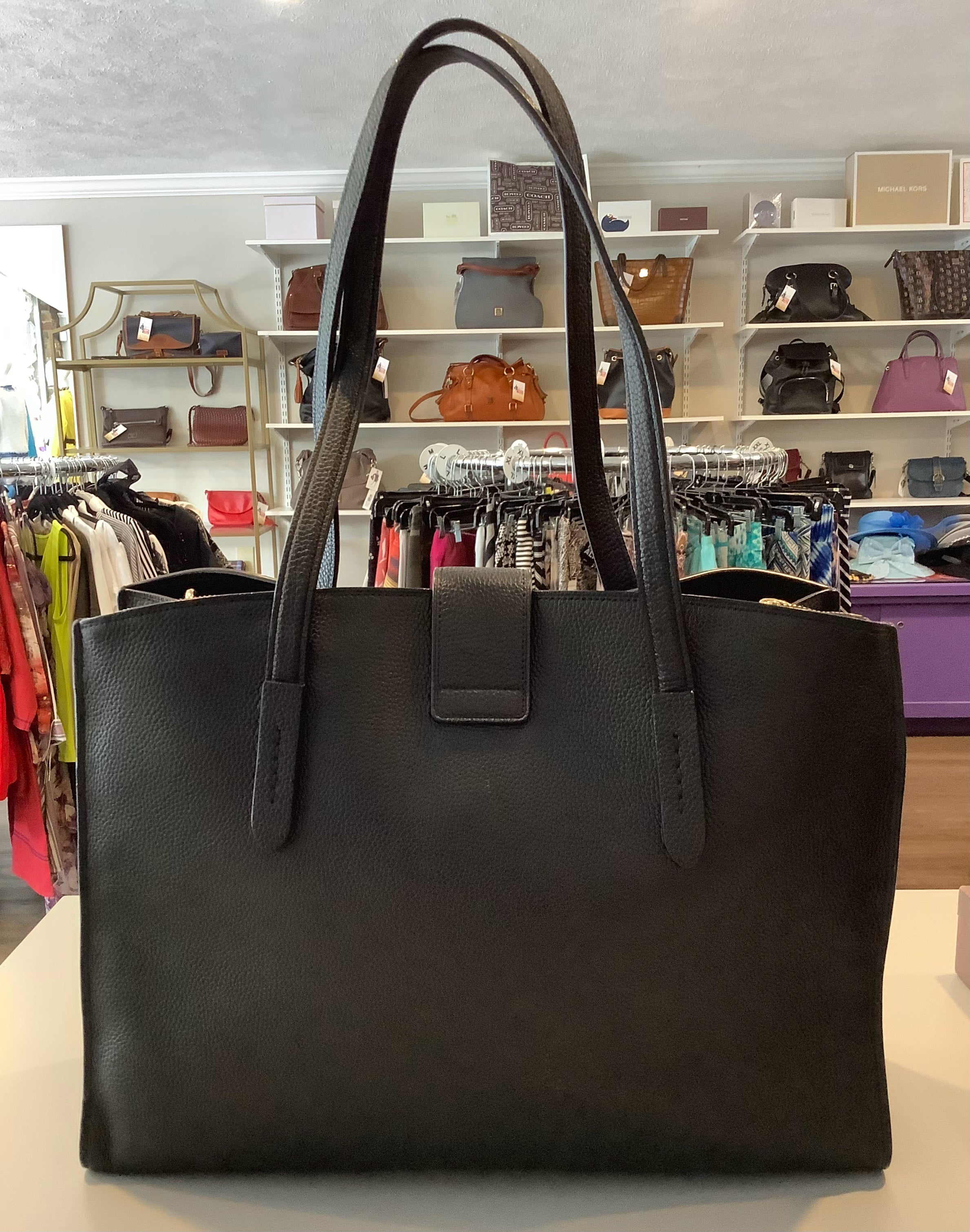 Coach turnlock charlie tote online