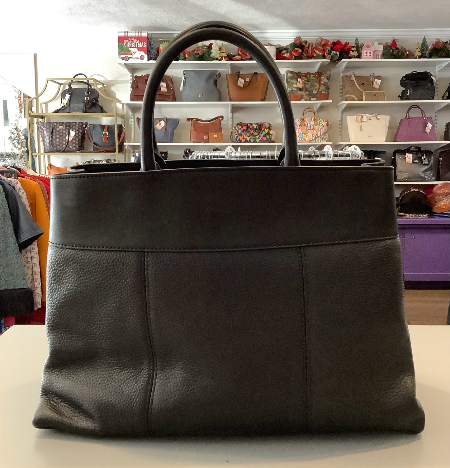 Michael Kors Gramercy Large Leather Satchel