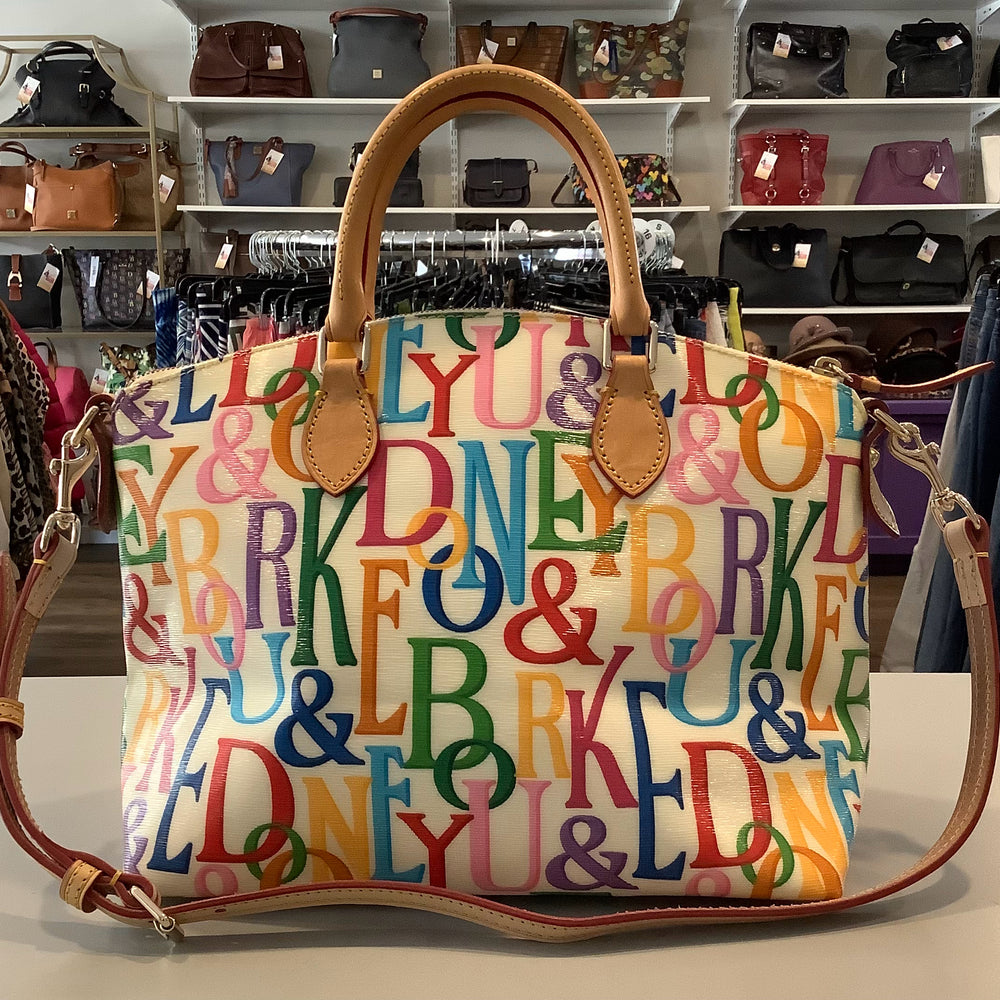 Dooney and Bourke Grafitti Rainbow Shoulder Bag