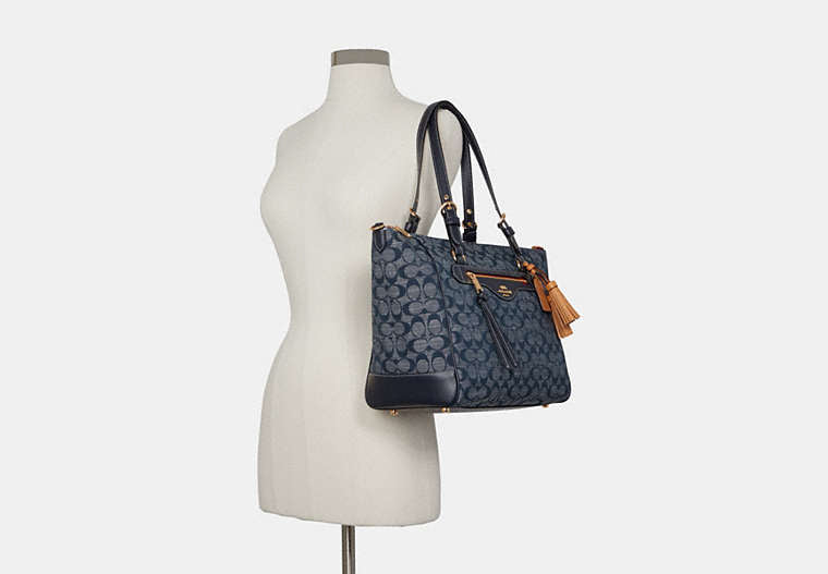 
                      
                        Coach Denim Kleo Carryall
                      
                    