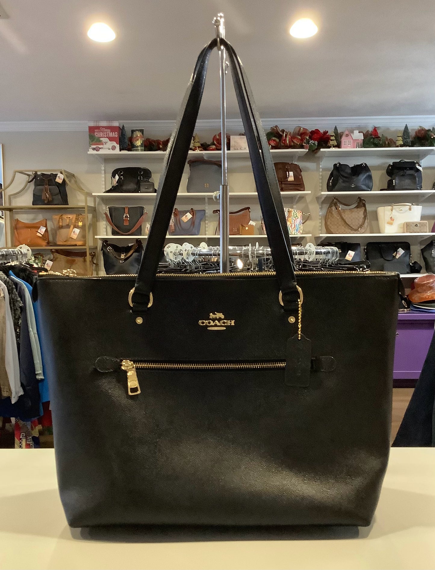 Coach Crossgrain Gallery Tote