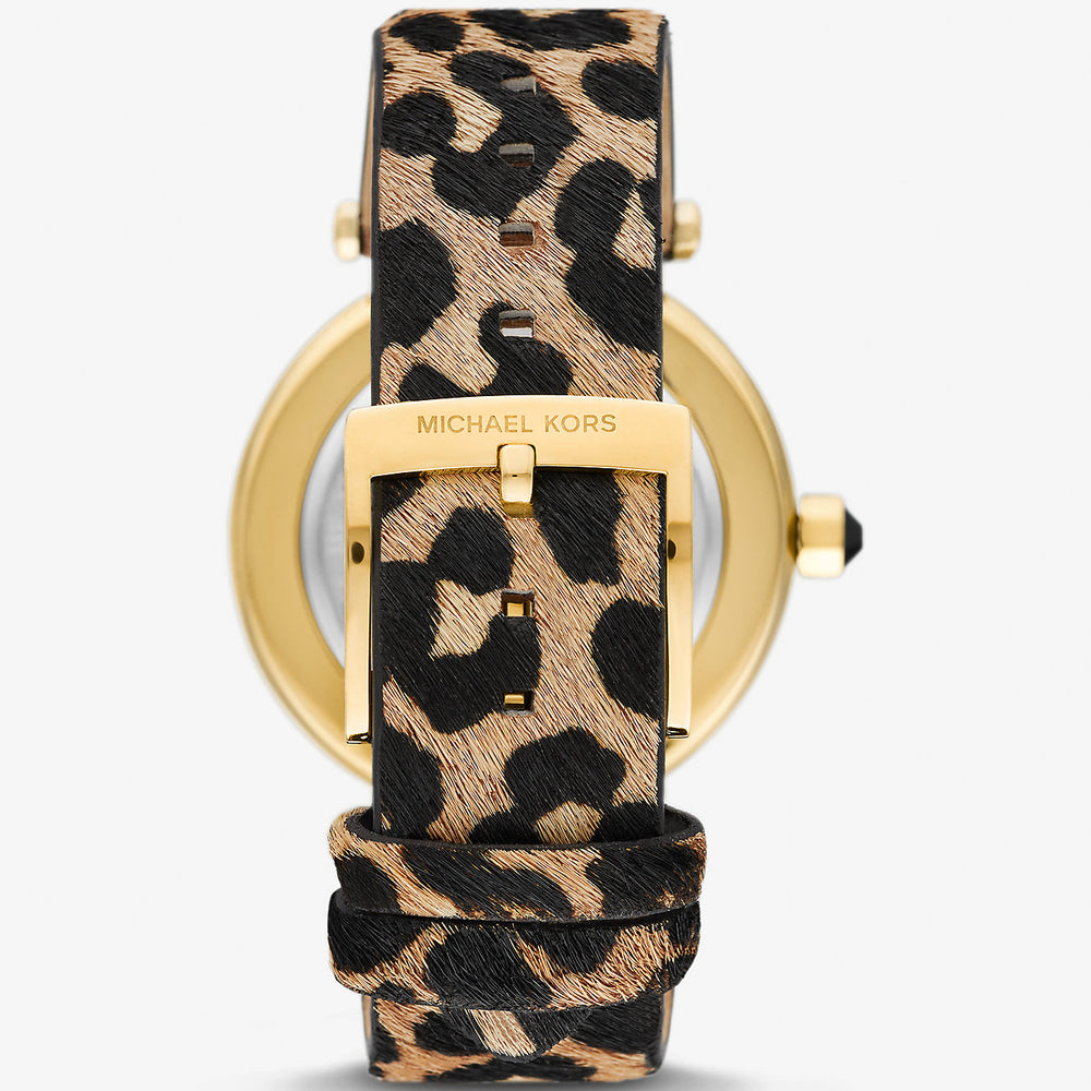 Michael Kors Parker Gold Tone Calf Hair Watch