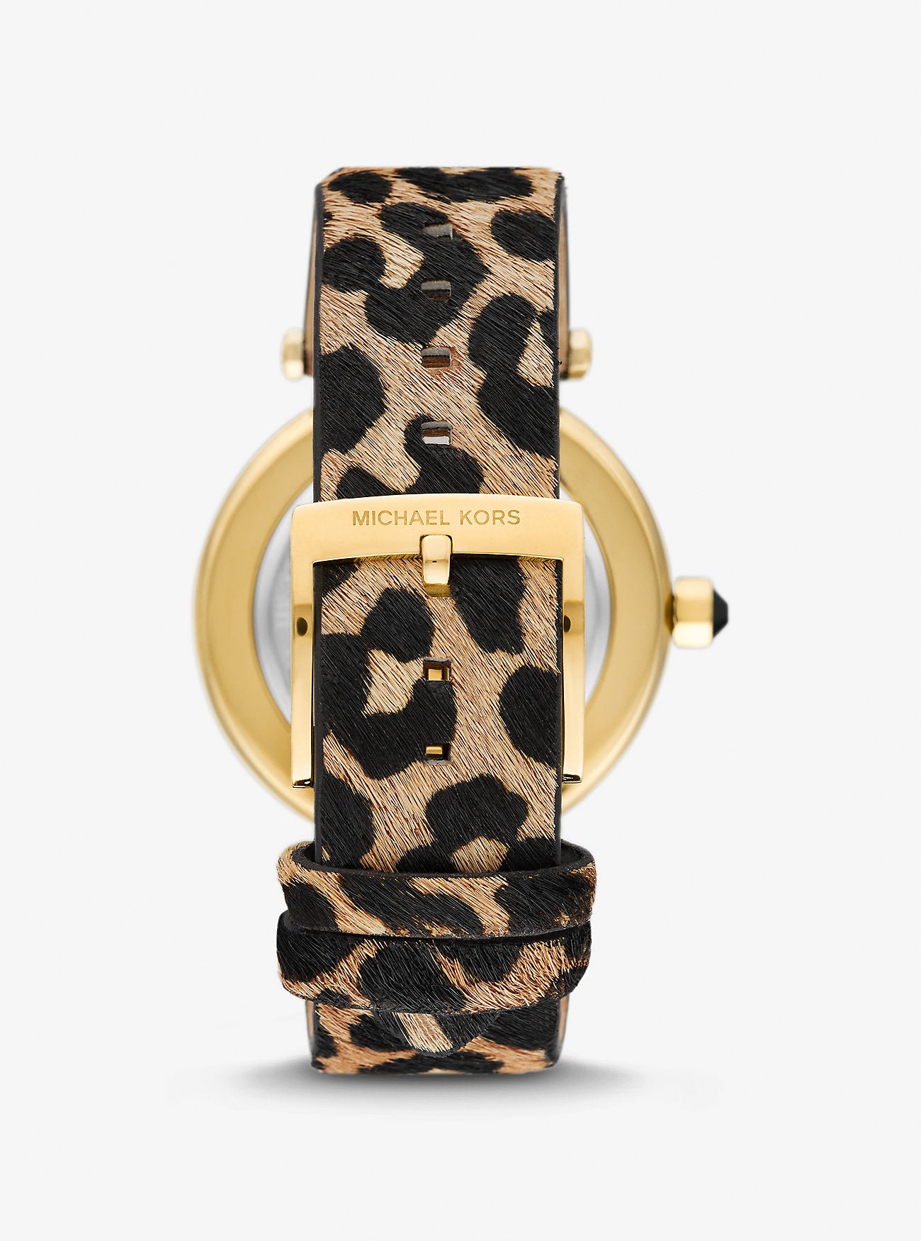 Michael Kors Parker Gold Tone Calf Hair Watch