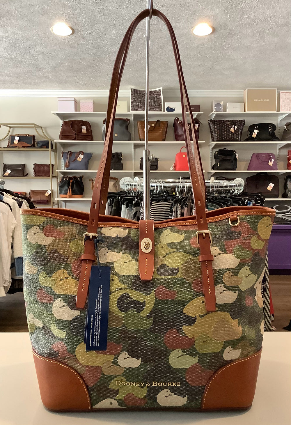 Dooney & Bourke Camouflauge Duck Dover Tote