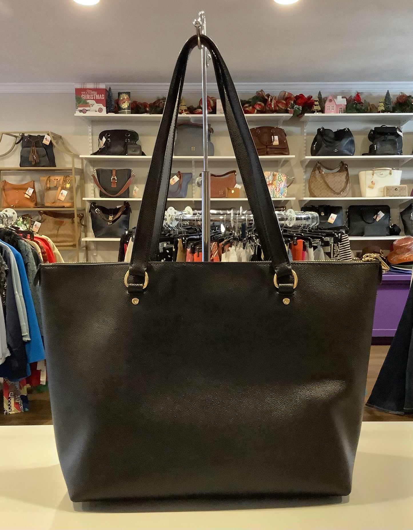 Coach Crossgrain Gallery Tote