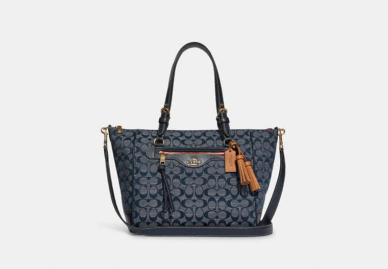 
                      
                        Coach Denim Kleo Carryall
                      
                    