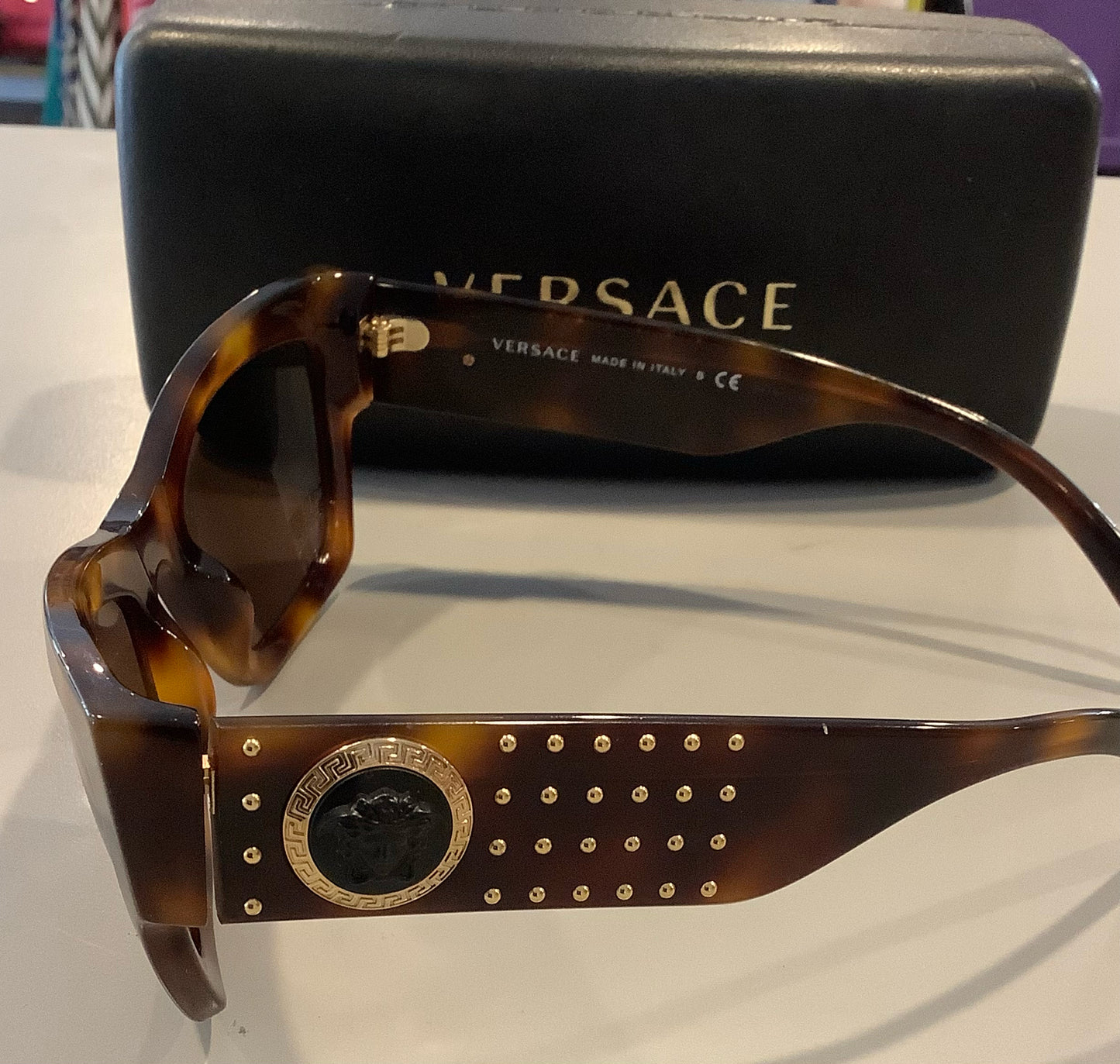 Versace VE Havana Brown Sunglasses