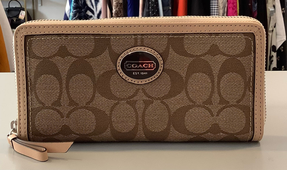 Coach Zip Around Wallet