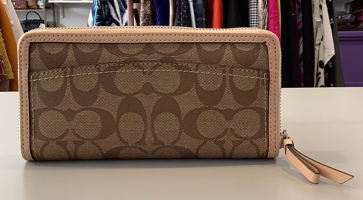 Coach Zip Around Wallet