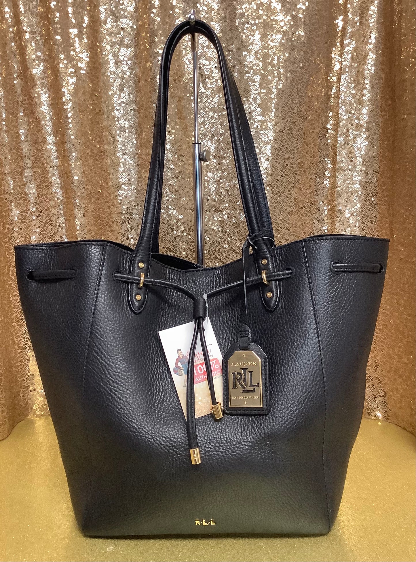 Ralph Lauren Drawstring Tote