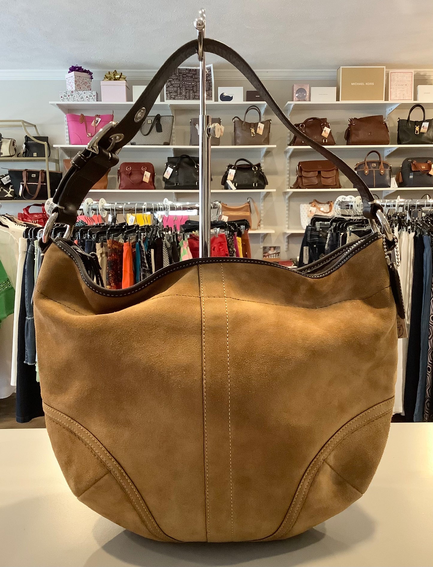 Coach Suede Hobo