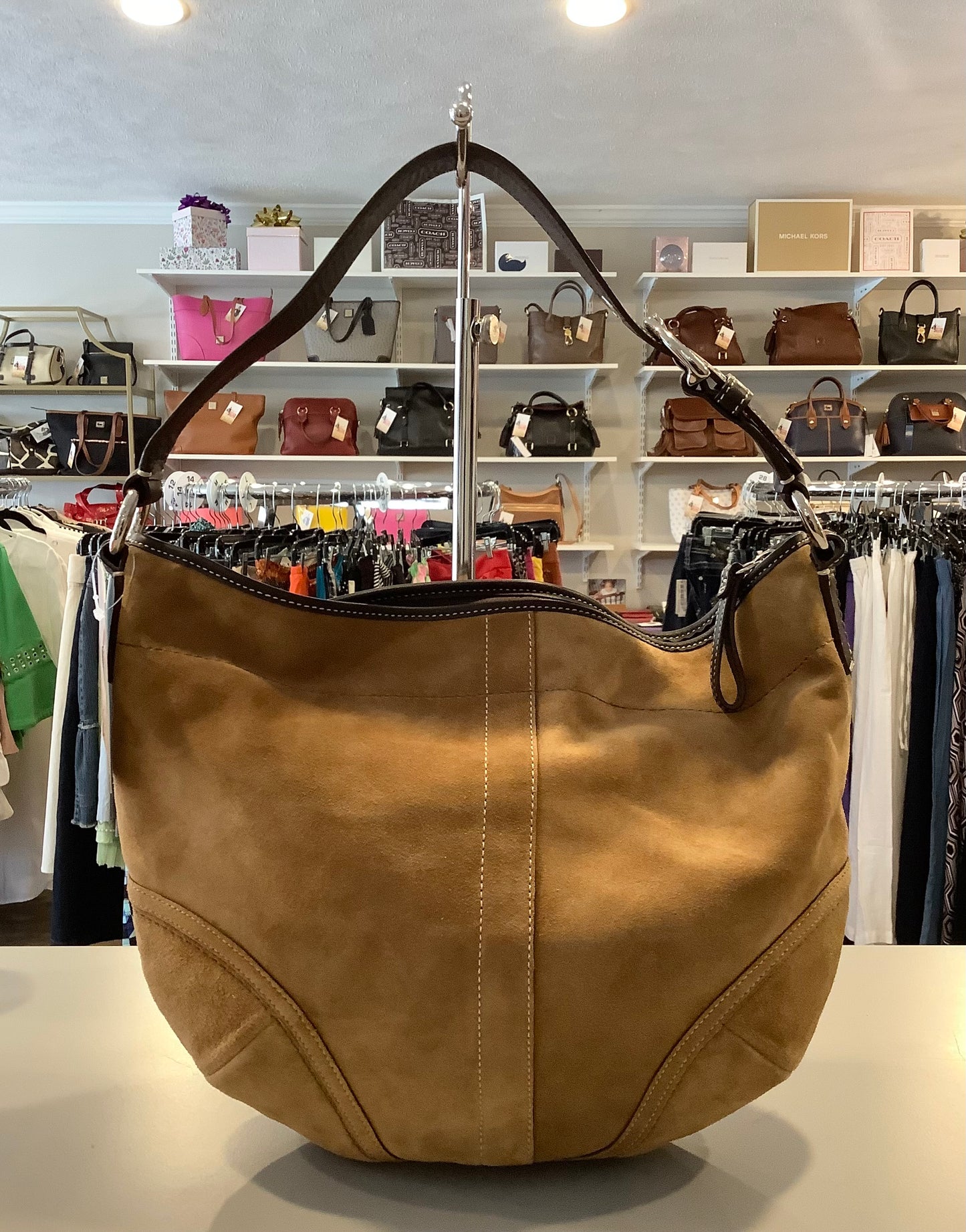 Coach Suede Hobo